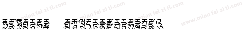 ClDFont F1(Horizontal)字体转换